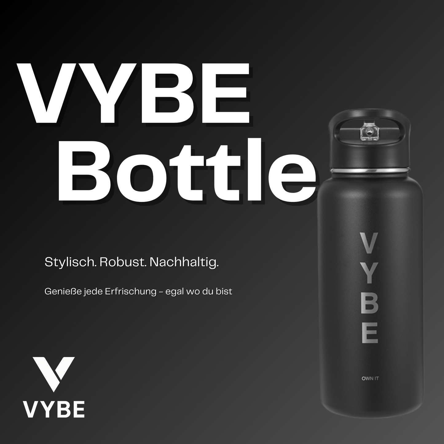 VYBE Edelstahlflasche 950ml